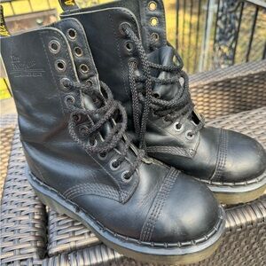 HOLY GRAIL MIE greasy 10 hole Dr. Martens Boots UK 5
